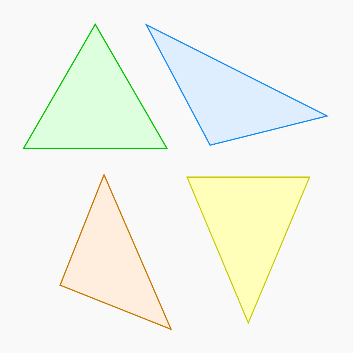 como se clasifica los triangulos segun susu lados grafica - Cuáles son los 3 tipos de triángulos y cuáles son sus características