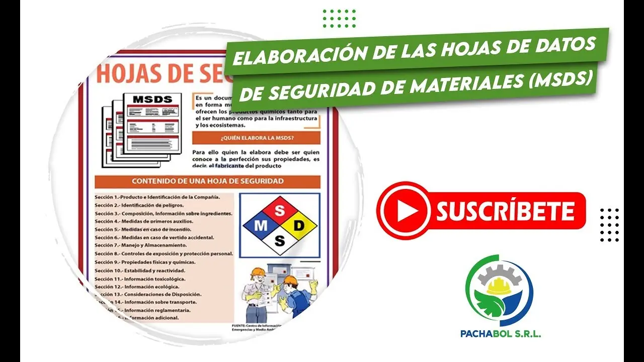 hojas de seguridad msds en una imprenta - Cuáles son los requisitos mínimos que debe contar una hoja MSDS de materiales peligrosos