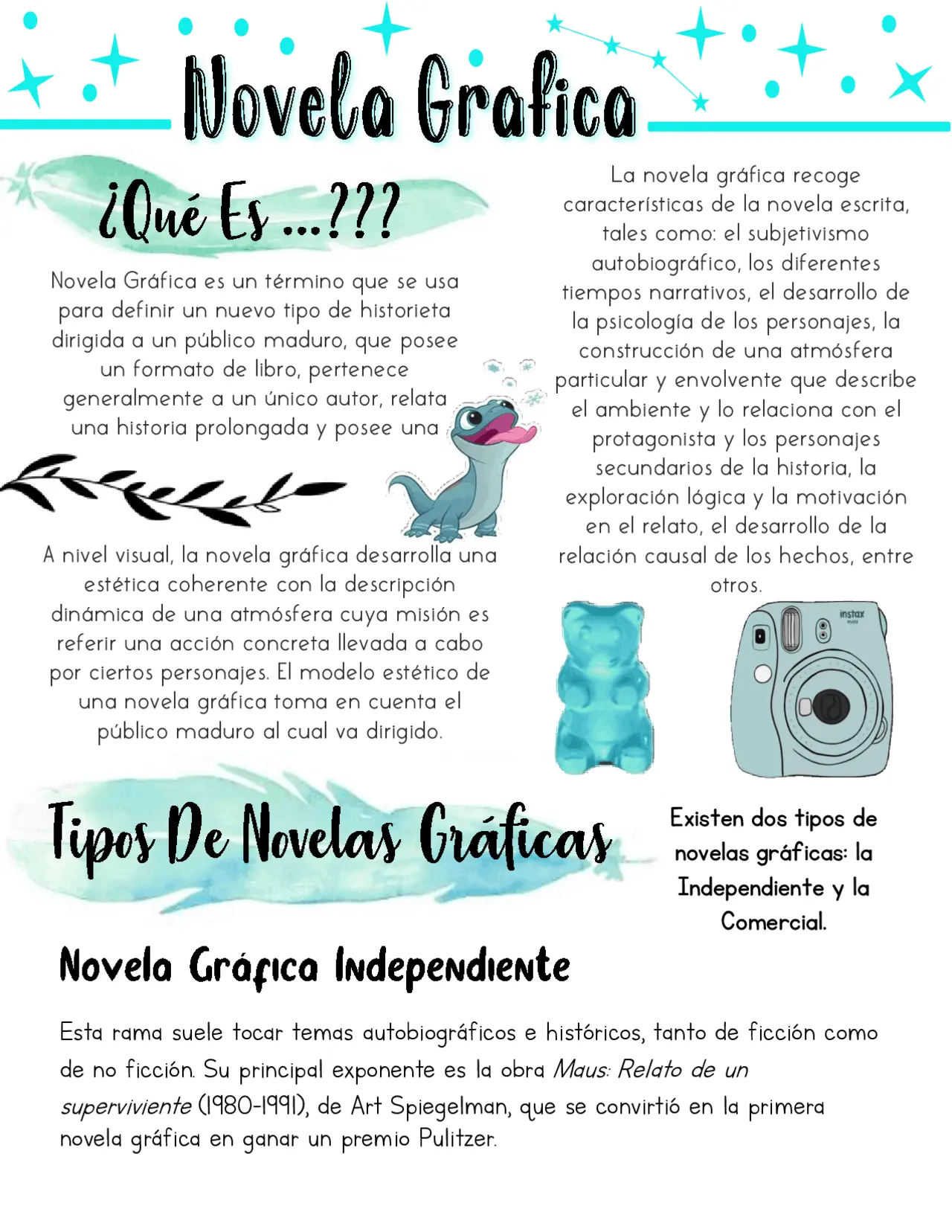 caracteristicas principales de la novela grafica - Cuáles son los tres tipos principales de novelas gráficas