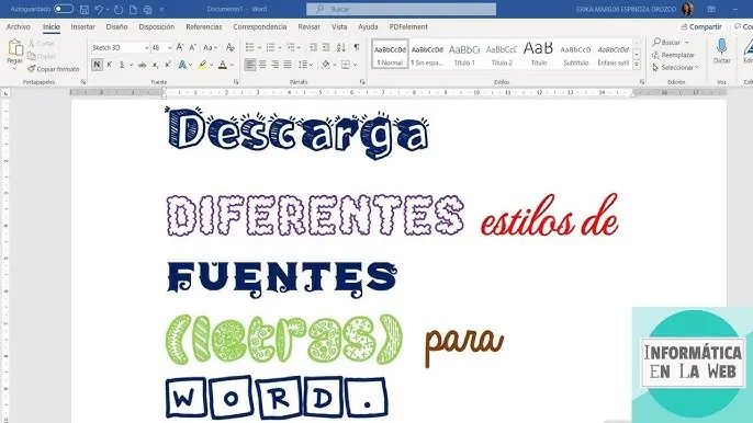 descargar letras imprenta para word - Dónde puedo descargar fuentes de letras para Word