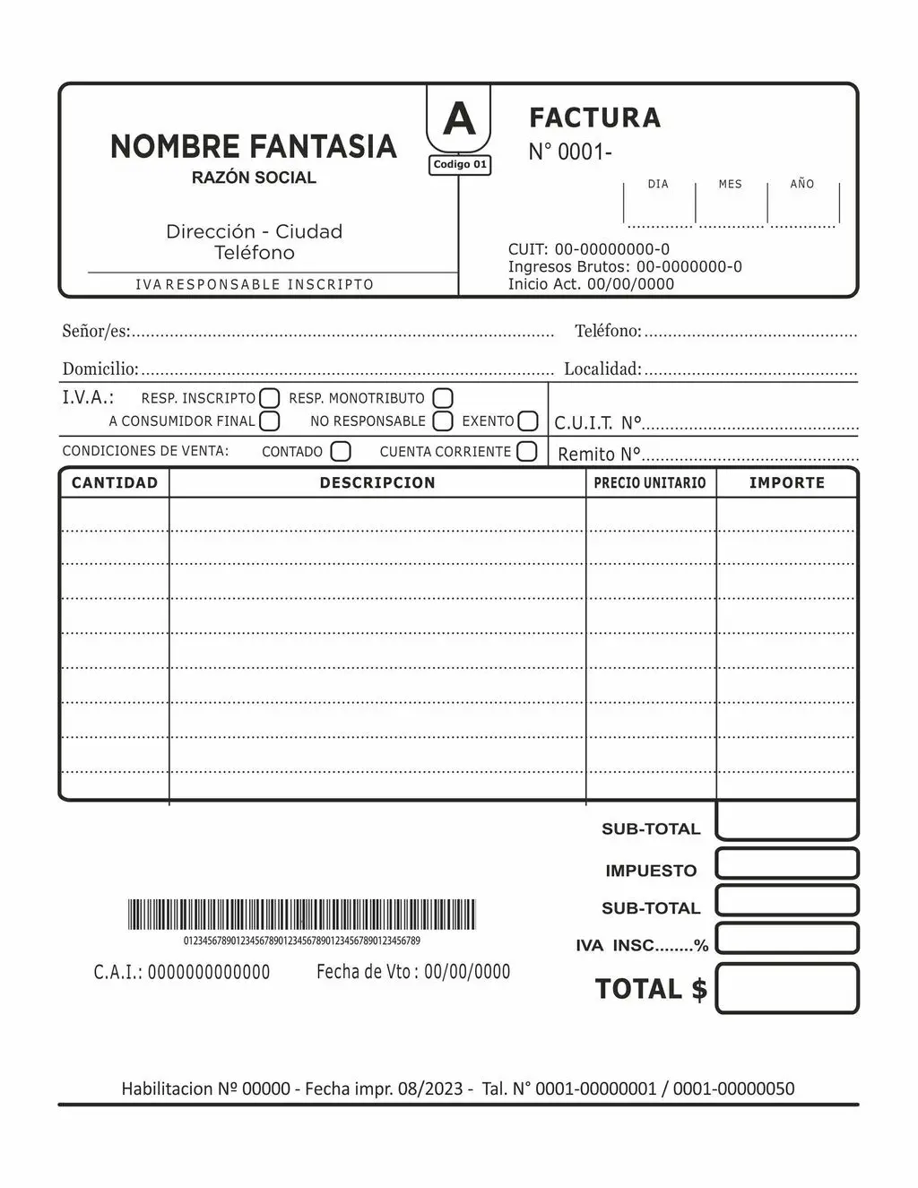 afip descripcion grafica - Dónde veo las caracterizaciones de AFIP