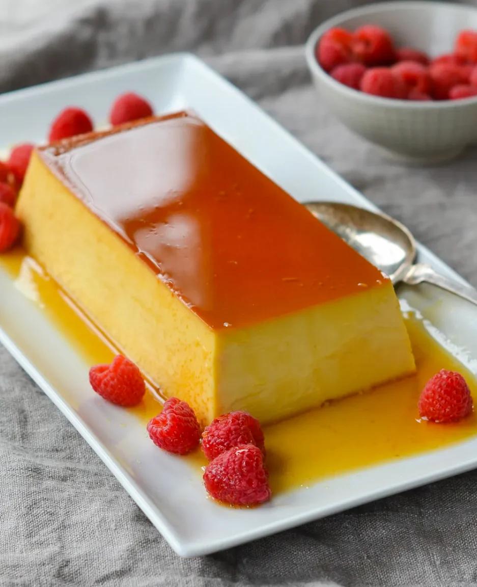 flan receta en imprenta - El flan necesita estar en baño maría