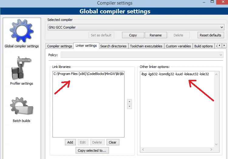 grafica c++ codeblocks - How to add graphics in code blocks