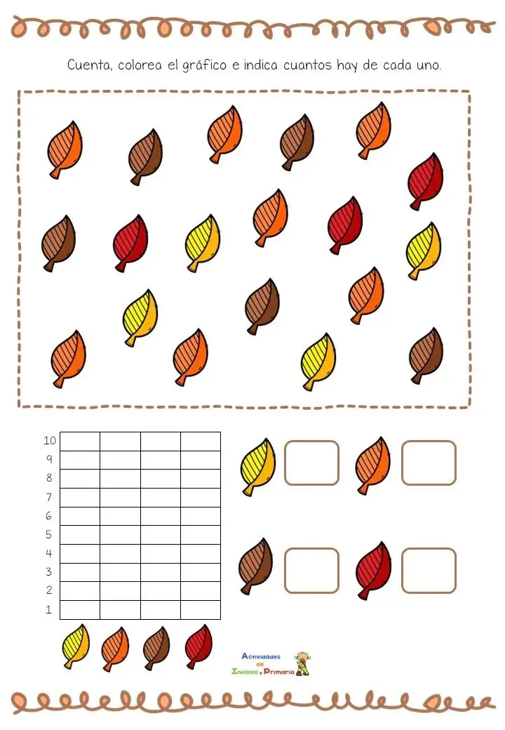 actividad grafica otoño - Qué actividades podemos realizar en otoño