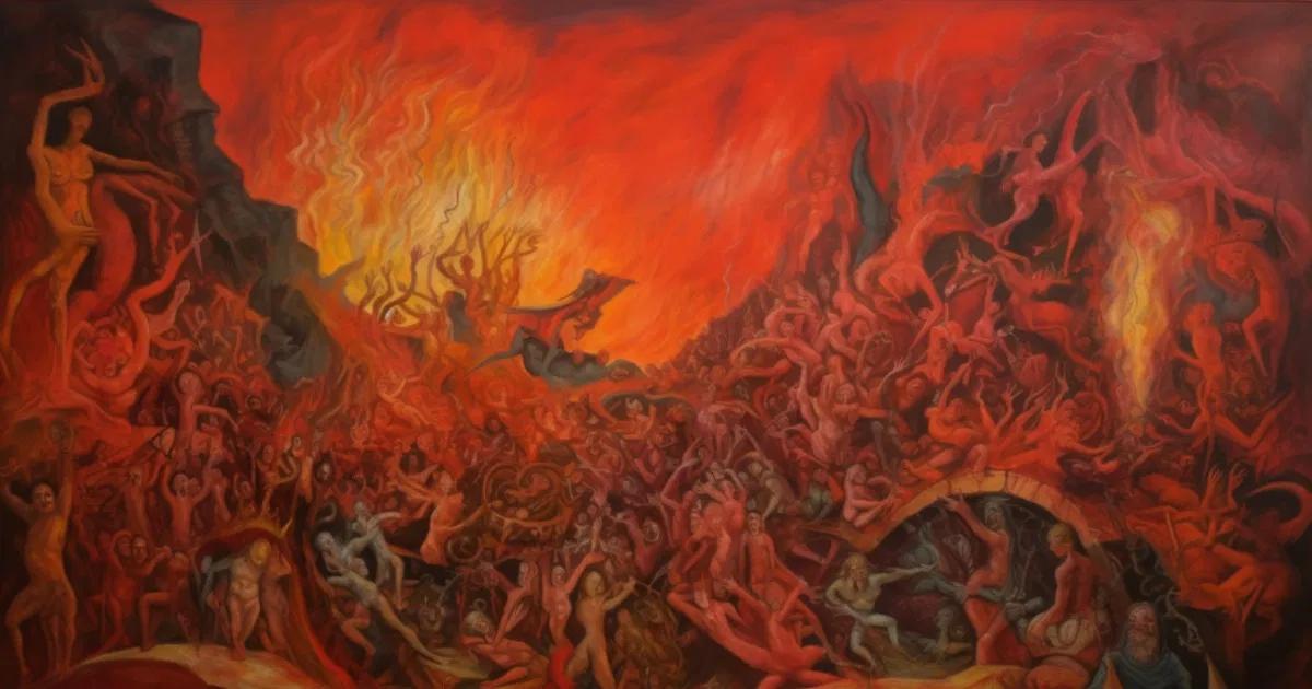 cielo e infierno grafica - Qué dice la Biblia sobre el cielo y el infierno