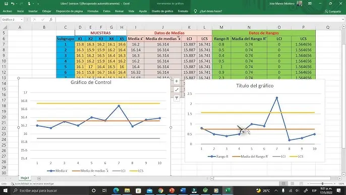 grafica xr en excel - Qué es un gráfico XR