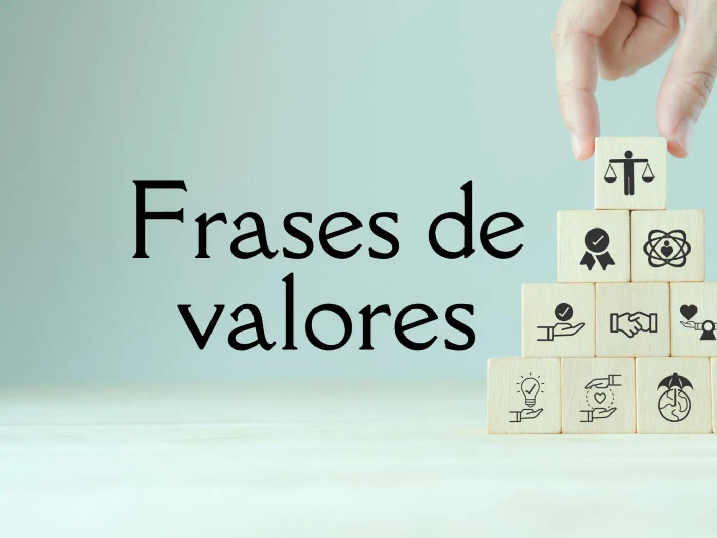 frases de valores escrito en imprenta - Qué es una frase de valor