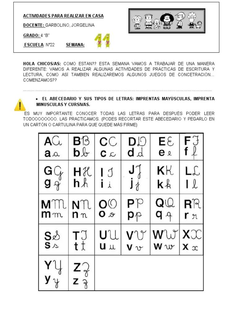 abecedario imprenta minuscula imagenes actividades - Qué estimula el alfabeto o abecedario