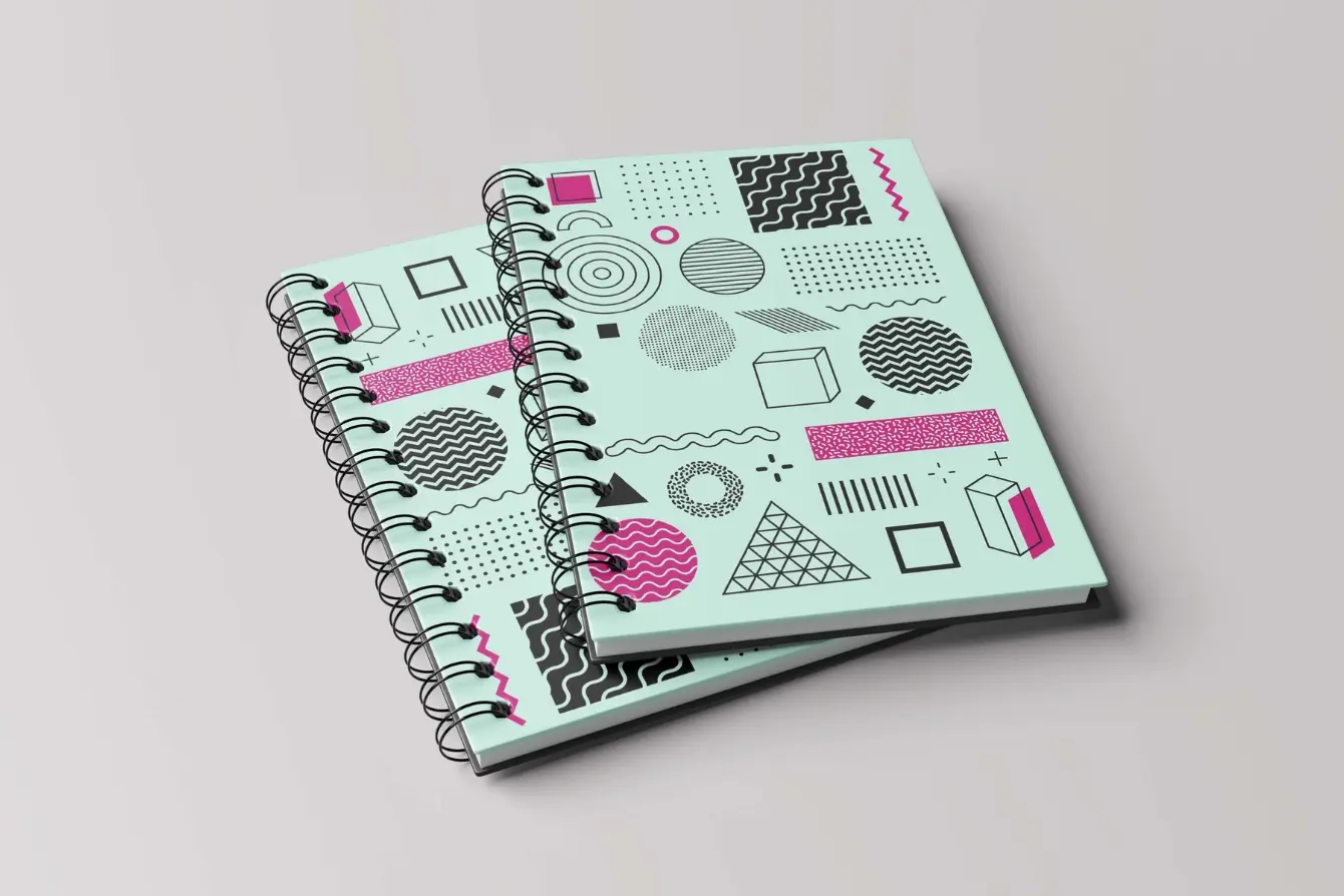 imprenta calado tapa cuaderno - Qué hacer con cuadernos vacíos