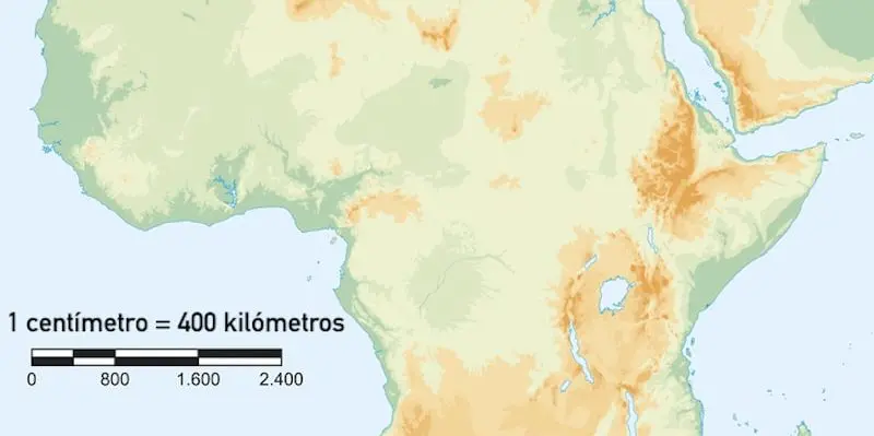 que indica la escala grafica del mapa - Qué indica la escala gráfica del mapa del Perú