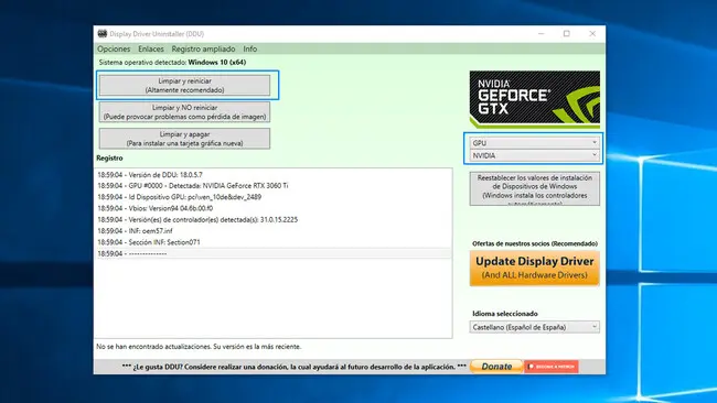 como recuperar controlador de tarjeta grafica - Qué pasa si desinstalo el controlador de gráficos Nvidia