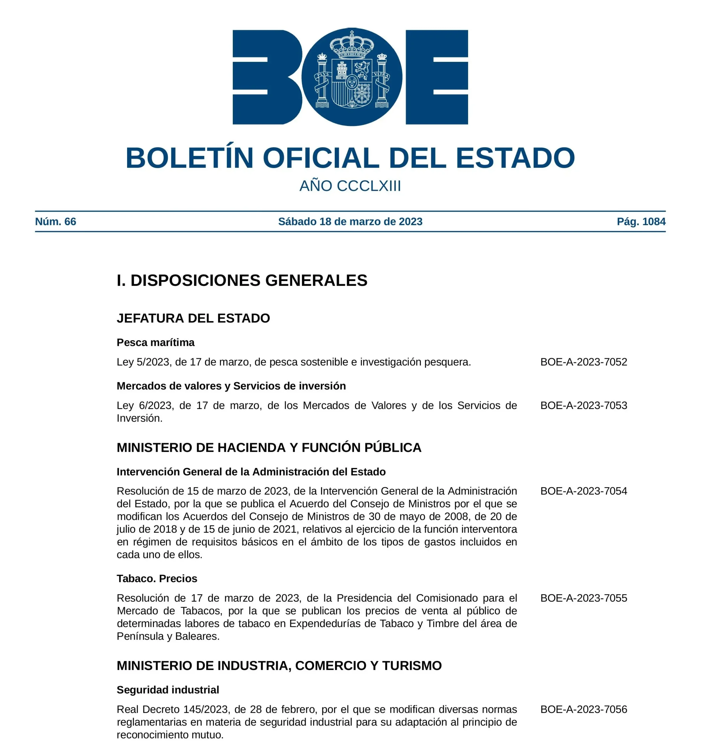 boletín oficial e imprenta del estado - Qué se publica en un boletín oficial