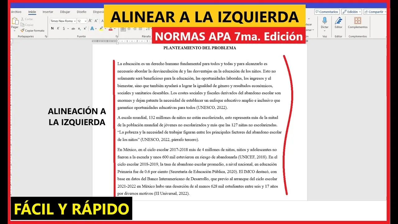 escribir alineado a la izquierda reglas imprenta - Qué significa alineado a la izquierda sin justificar