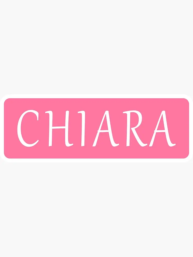 chiara en imprenta nombre - Qué significa el nombre Chiara en italiano