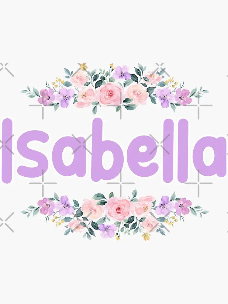 imagen nombre isabella en imprenta - Qué significa Isabella en español