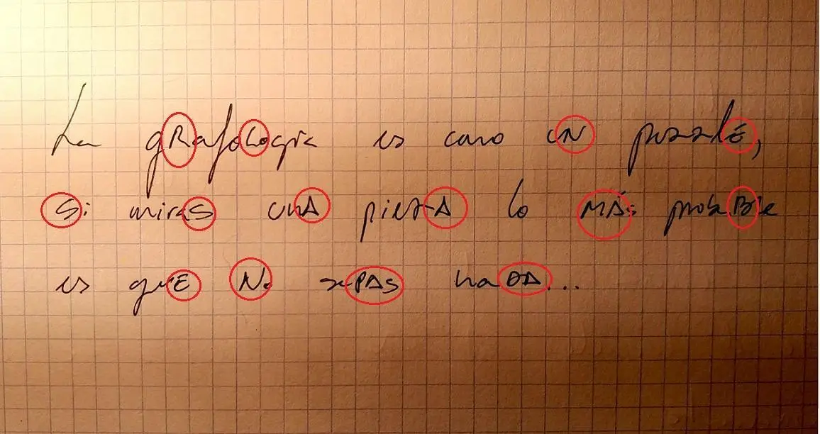 grafologia personalidad letra imprenta mayuscula v - Qué significa la letra V en grafología