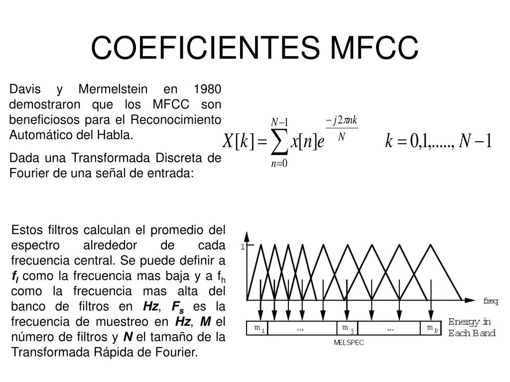 coeficientes cepstrales interpretacion grafica - Qué significa MFCC