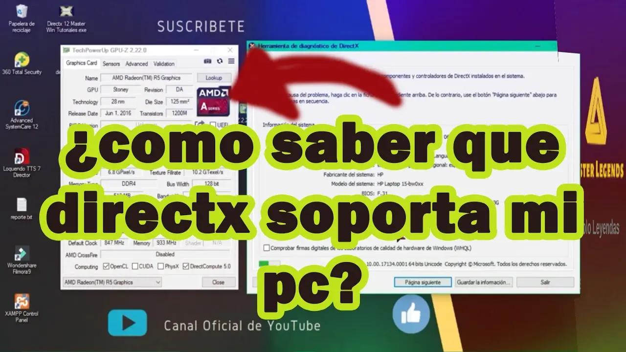 como saber que directx soporta mi tarjeta grafica - Qué tarjeta gráfica soporta DirectX 11