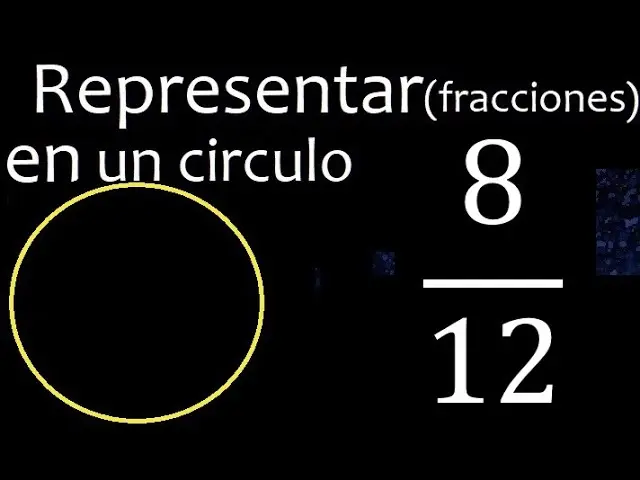 como se grafica ocho doce doceavos - Qué tipo de fracción es 8 12