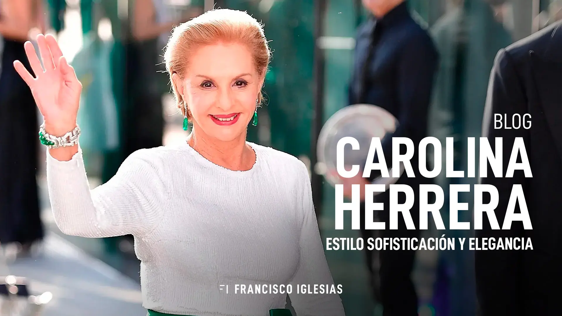 carolina herrera marca grafica - Qué tipo de lujo es Carolina Herrera