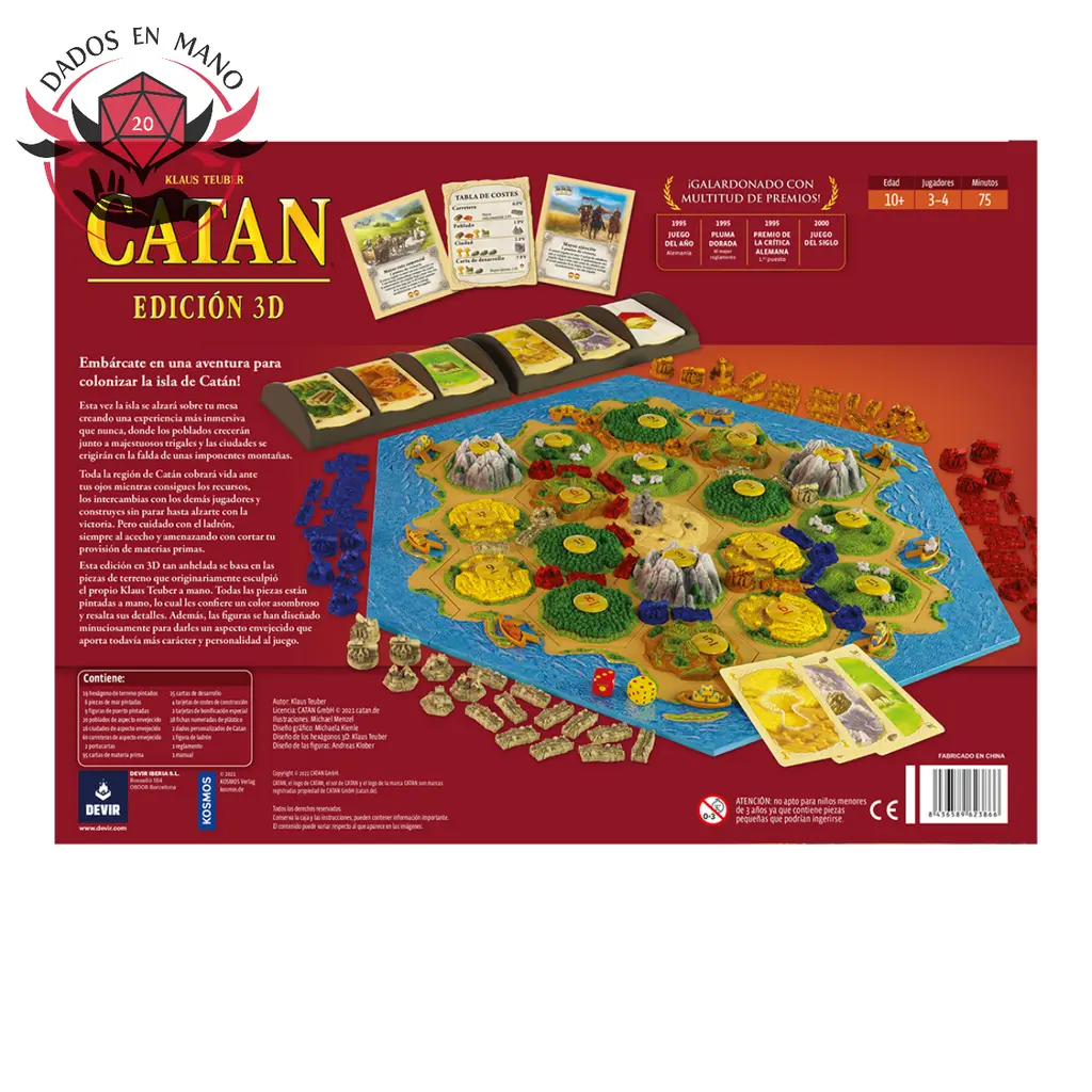 imprenta catan - Quién distribuye Los Colonos de Catán